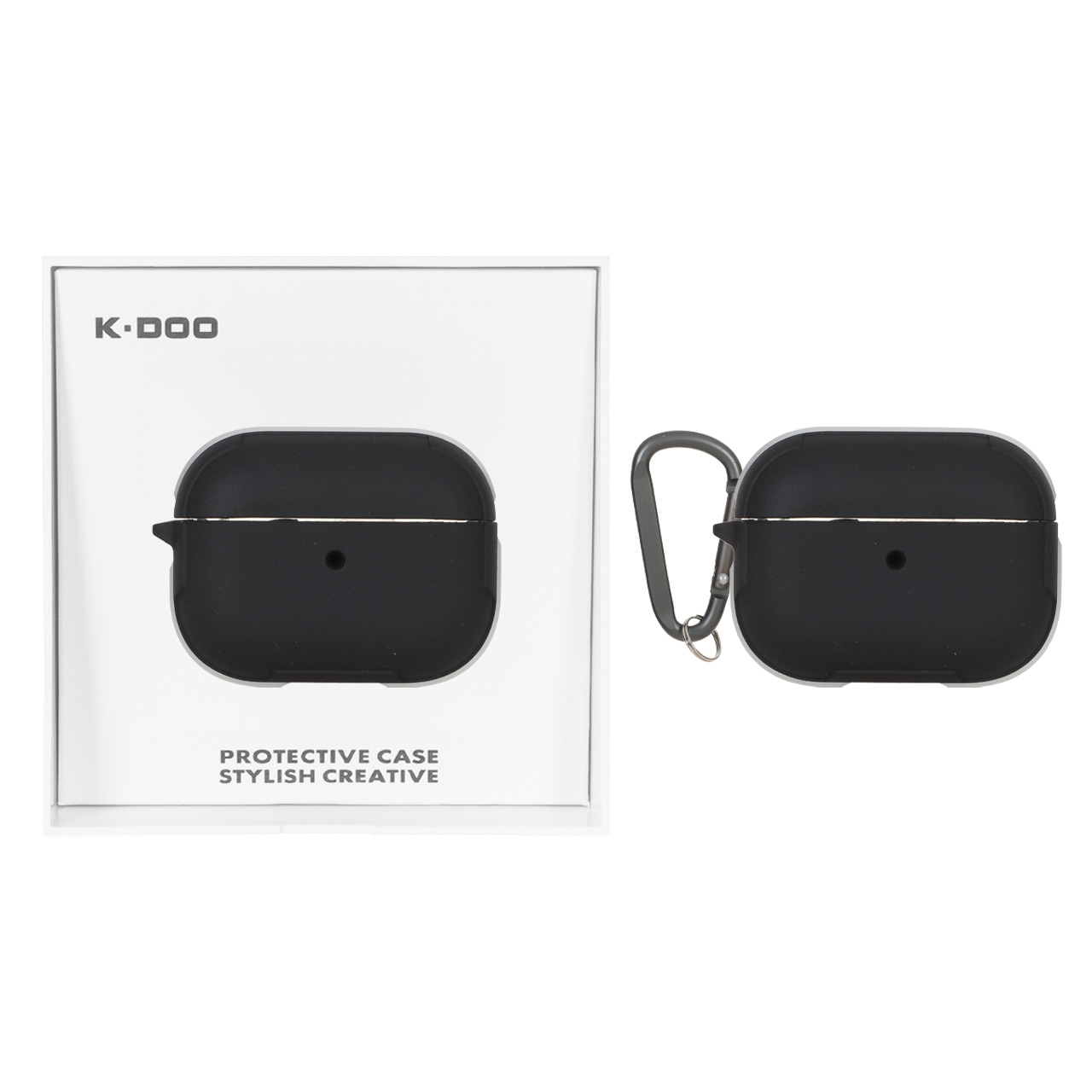 کاور ایرپاد اورجینال KDoo مدل Apple Airpods Pro - نقره ای (پک دار) - NTC